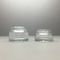 50g 20g Cosmetic Packaging Clear Glass Cream Jar With Aluminum Cap